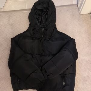 Women's Black Puffer Jacket